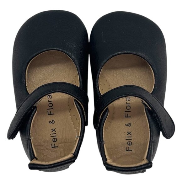 FELIX & FLORA Mary Jane Dress Soft Sole Crib Shoe Baby 13cm 12-18M US 5 Walking - Picture 4 of 9